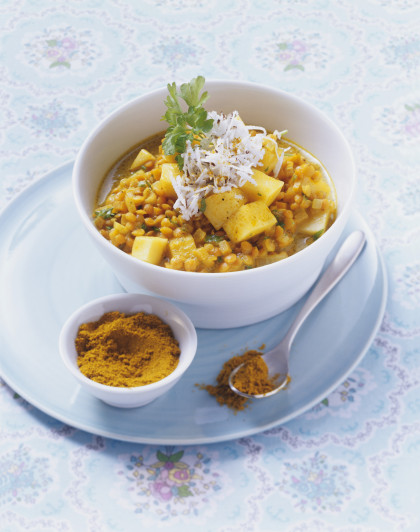 Linsen-Mango-Curry