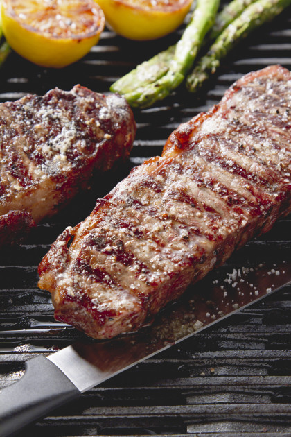 Gegrillte New York Strip Steaks