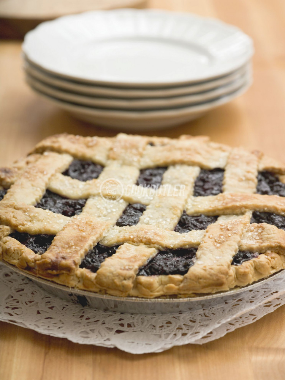 Old-fashioned Blueberry Pie | zoom - preview