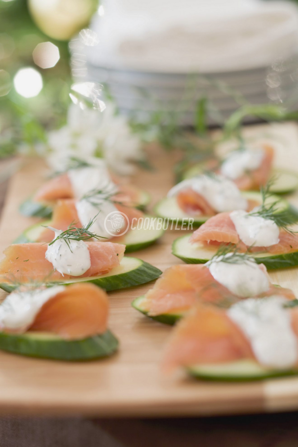 Smoked Salmon and Cucumber Appetizer | preview