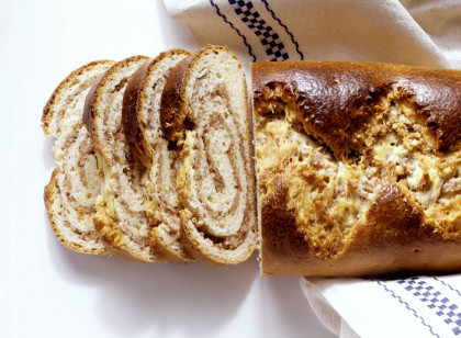 Swirly nut loaf