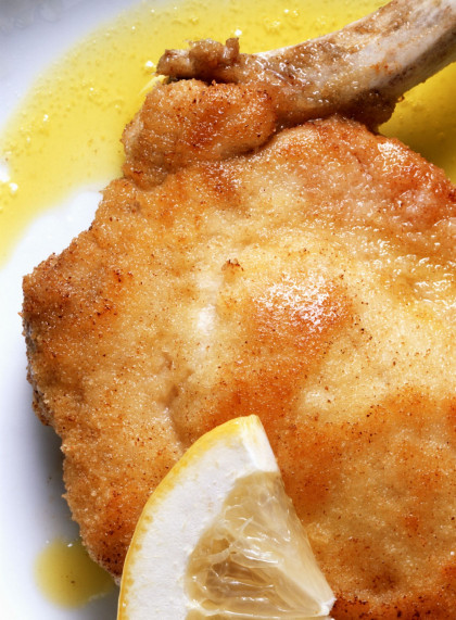 Breadcrumbed Veal