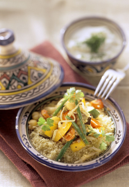 Vegetable Tajine with couscous