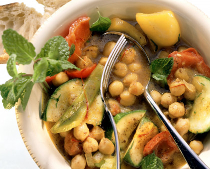 Slow cooked Vegetables with Chickpeas