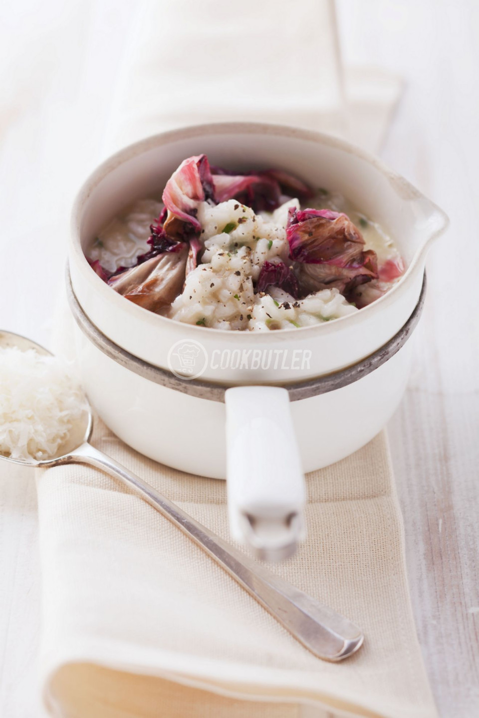 Creamy Rice with Red Leaves | preview