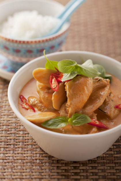 Creamy red curry