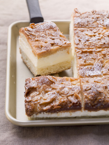 Honey almond layer cake