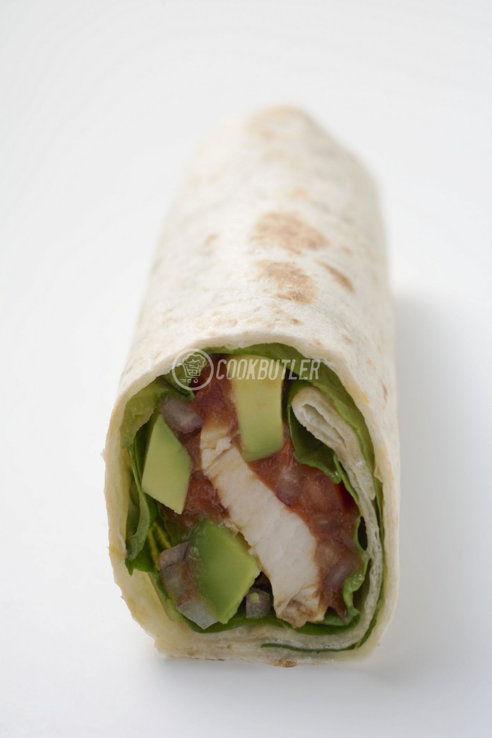 Flour Wraps with Chicken and Avocado Filling | preview