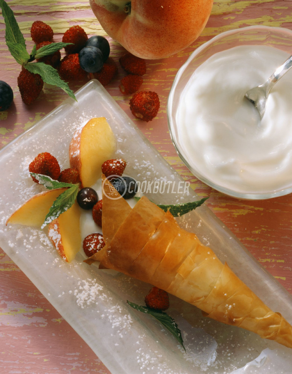 Honeyed Yoghurt Pastry Cones | preview