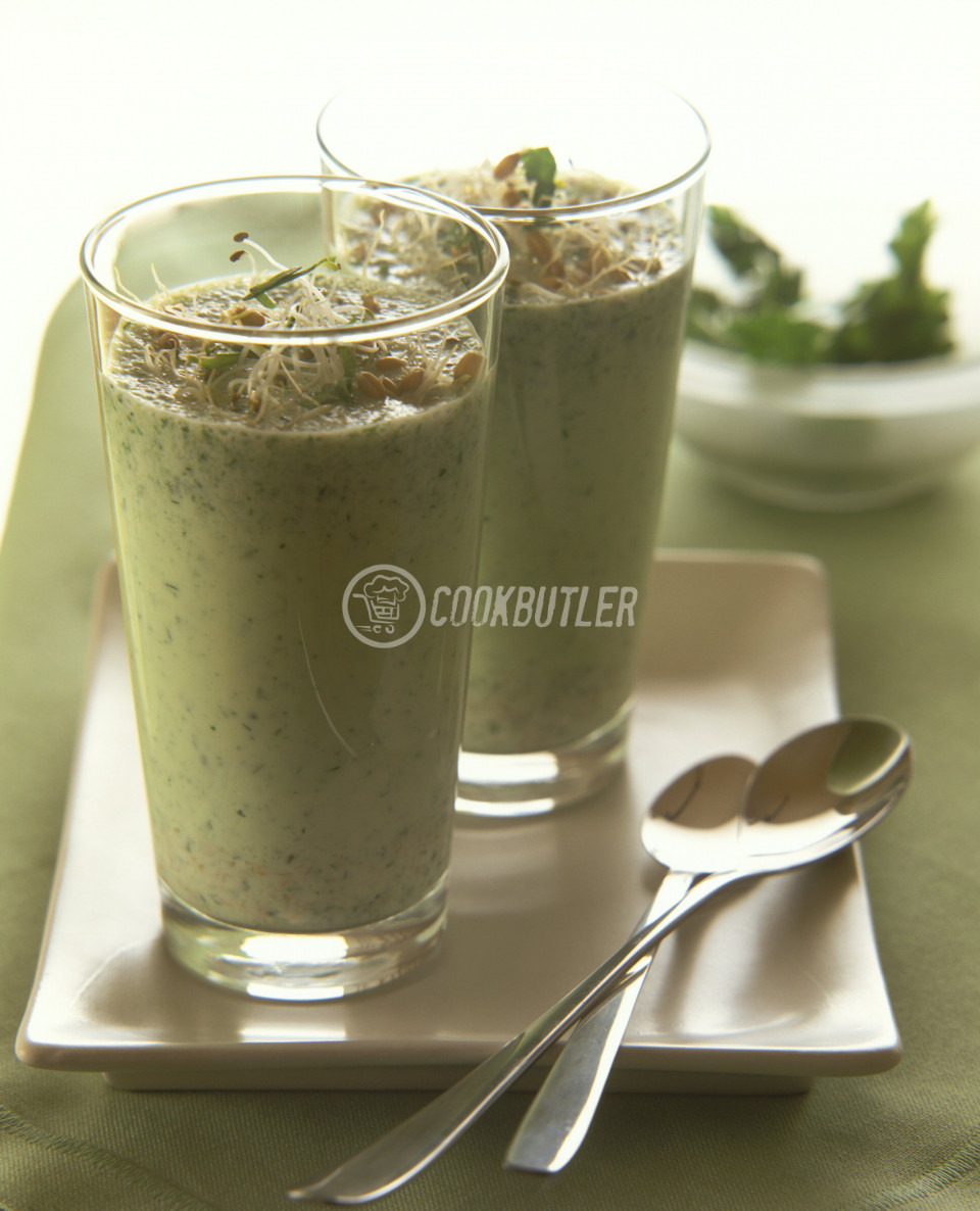 Herb kefir with sprouts | preview