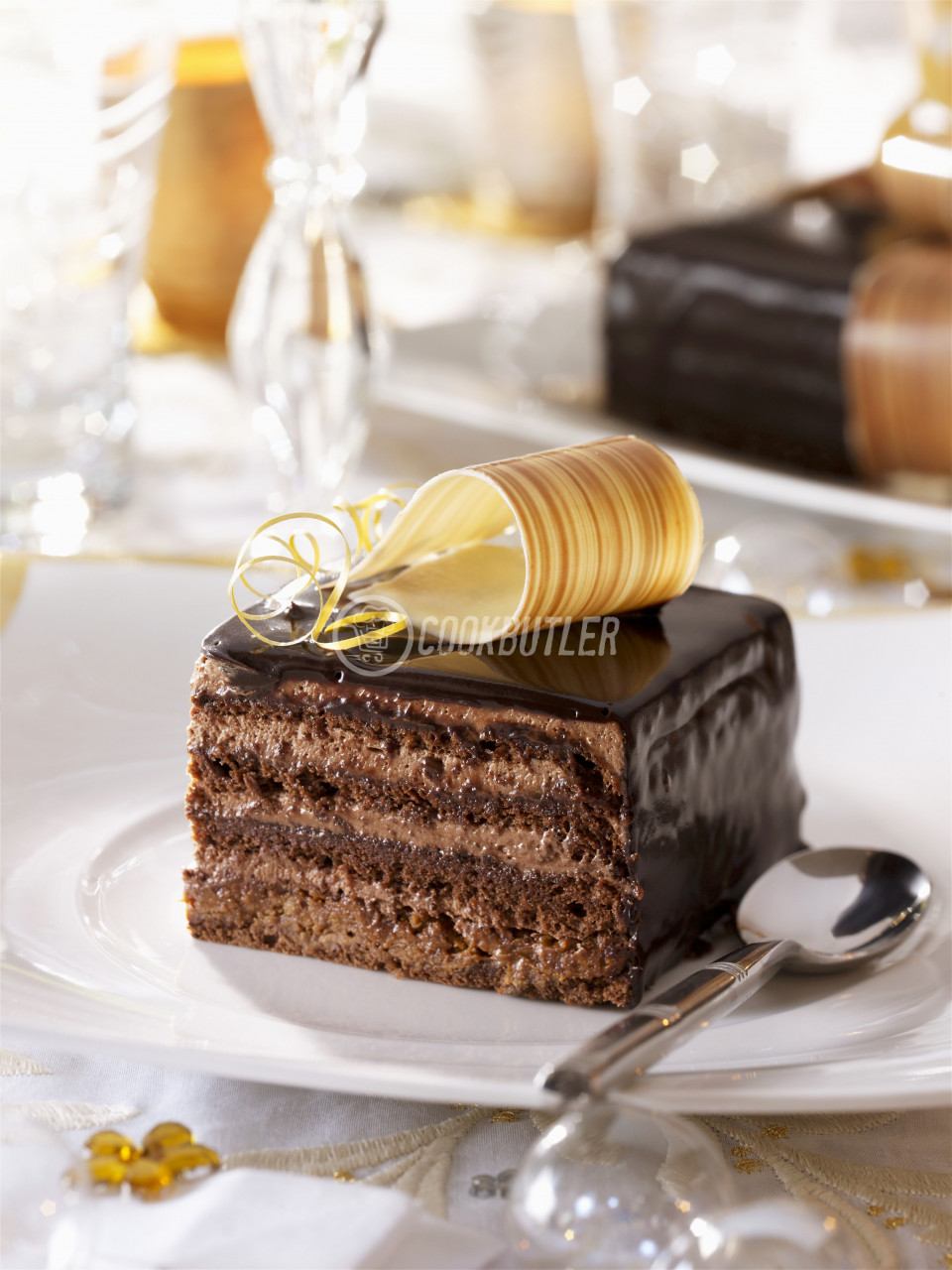 Cotillon Chocolat (Christmas cake, France) | preview