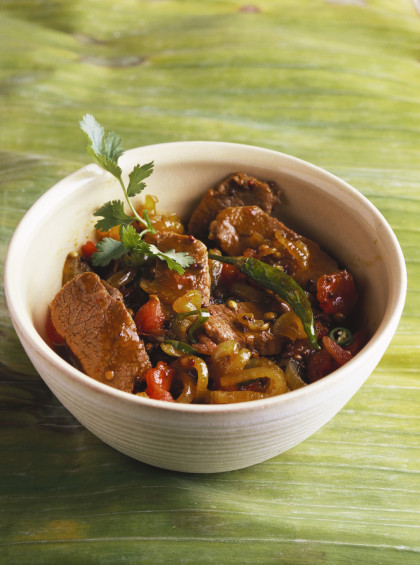 Jalfrezi (Anglo-Indian meat curry dish)