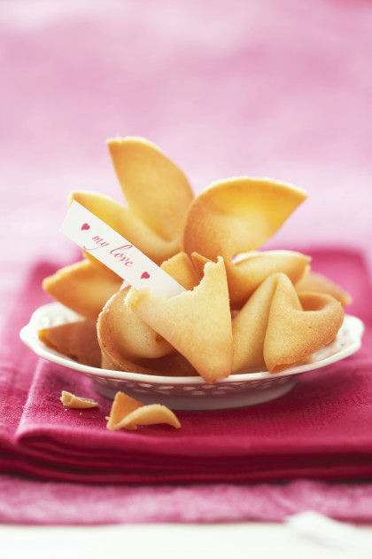 Chinese fortune cookies with motto