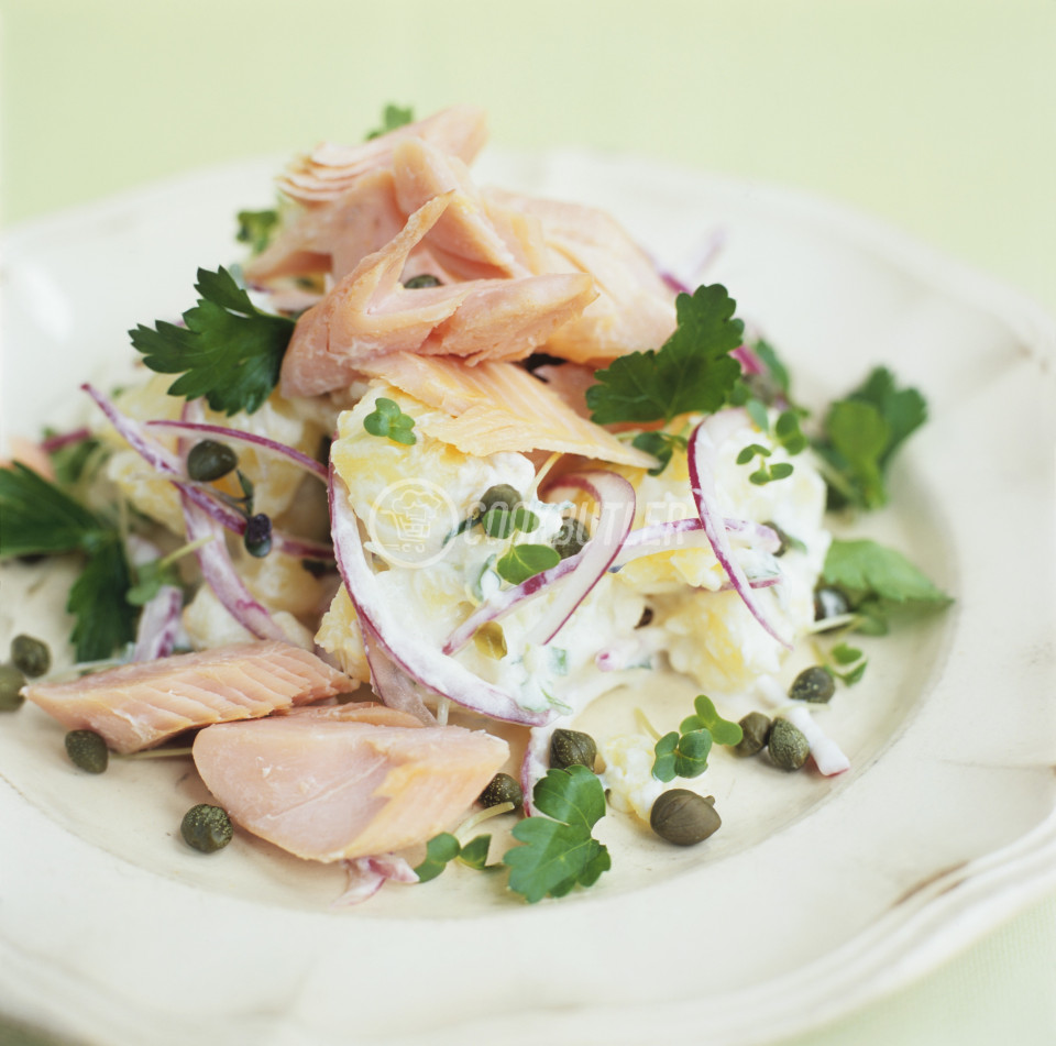 Potato salad with smoked trout | preview