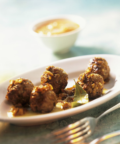 Spanish meatballs with sherry sauce