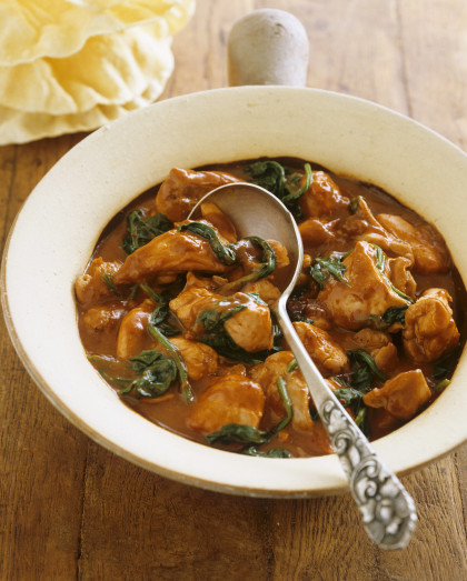 Butter Chicken with Spinach (India)