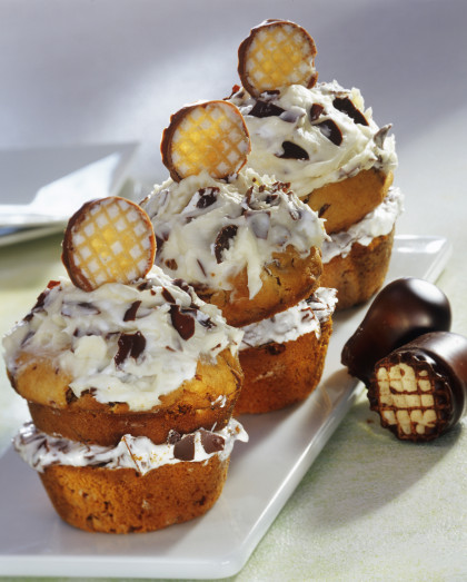 Chocolate marshmallow muffins