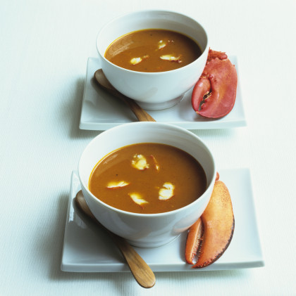 Creamed lobster soup