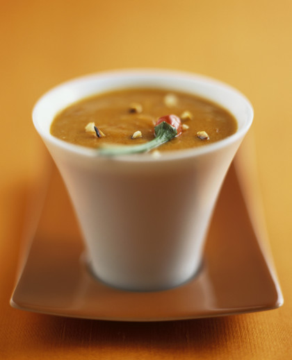 Spicy peanut soup