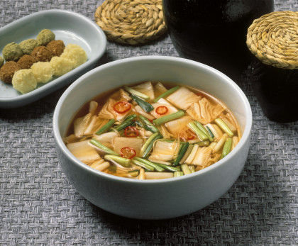 Korean kimchi soup