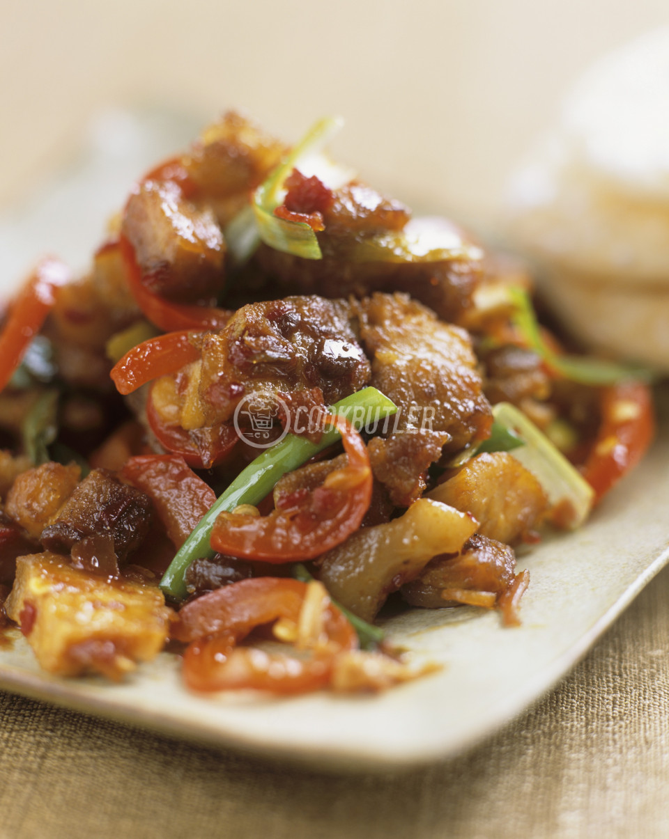 Chinese spiced pork with peppers | preview