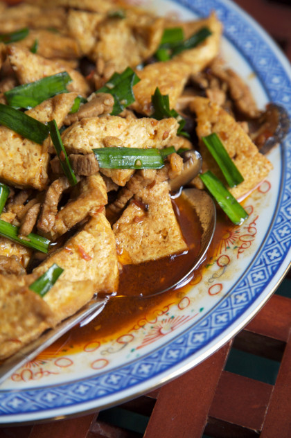 Huanese tofu stir fry