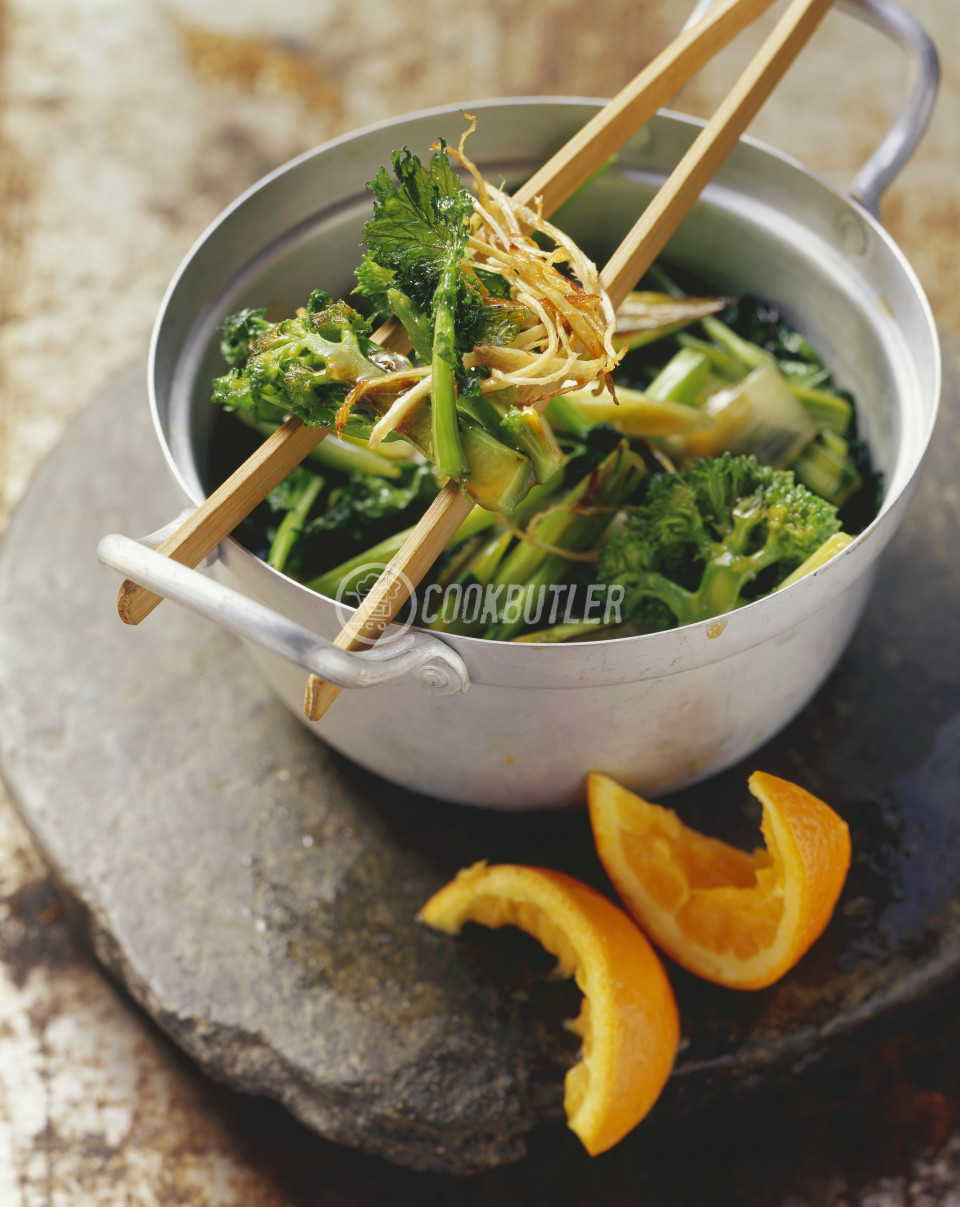 Chinese broccoli with orange | preview