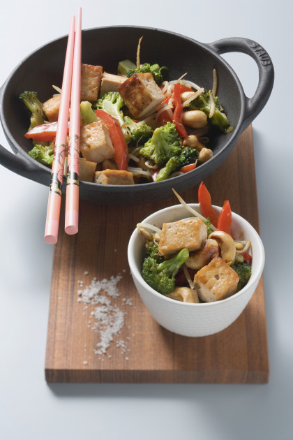 Stir-Fry Broccoli with Tofu