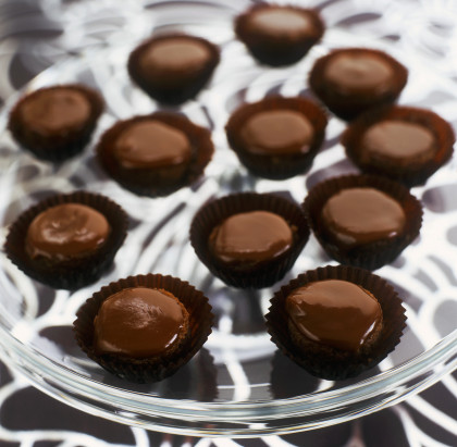 Chocolate truffle petit fours