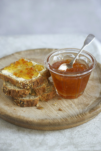 Seville orange marmalade with wholemeal toast