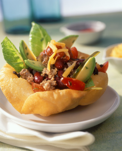 Mexican mince salad