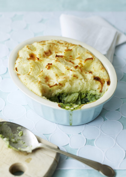 Fish pie with herbs