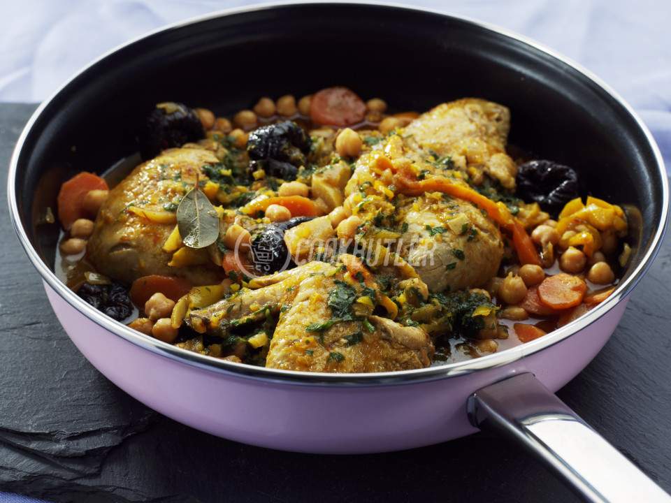 Moroccan chicken stew with chickpeas | preview