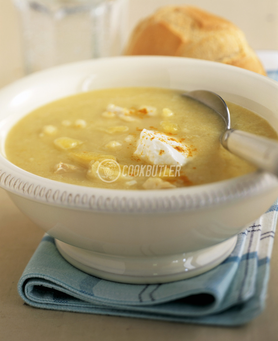 Fish chowder with low fat yogurt | preview