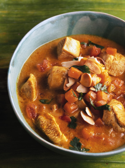Mulligatawny (Anglo-Indian chicken soup)