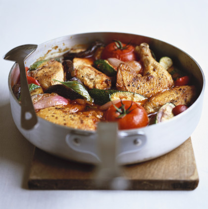 Ratatouille with chicken