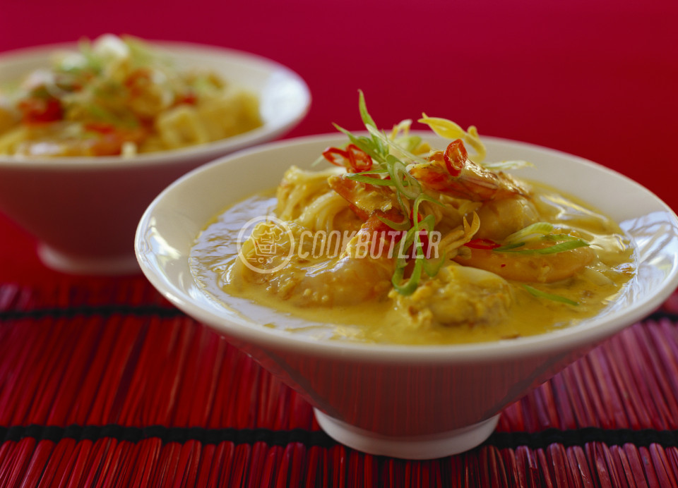 Seafood laksa (seafood curry ragout) | preview