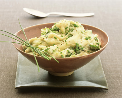 Colcannon (mashed potatoes with cabbage and leeks, Ireland)