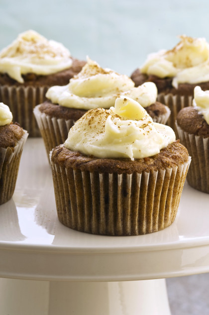 Gluten-free several carrot cupcakes