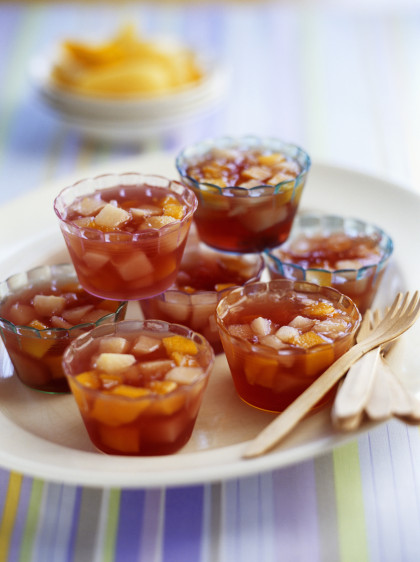 Jellies with canned fruit