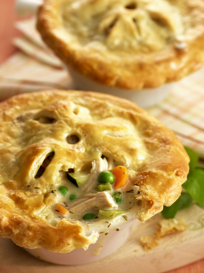 Chicken Pot Pies with Vegetables (USA)