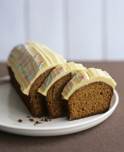 Ginger molasses cake with buttercream