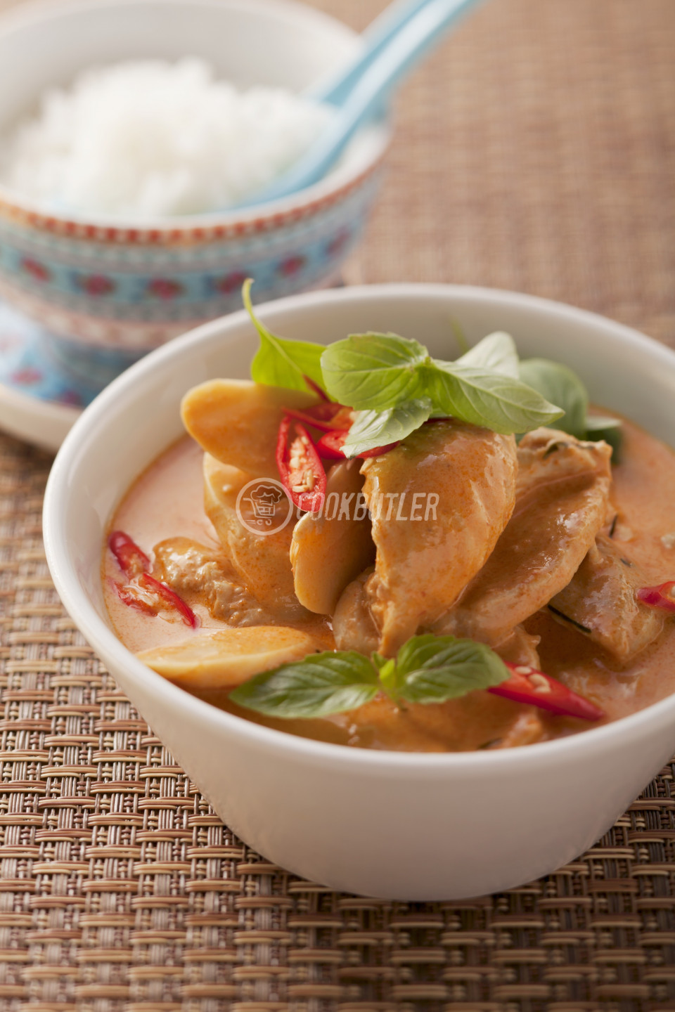 Thai chicken curry with rice | preview