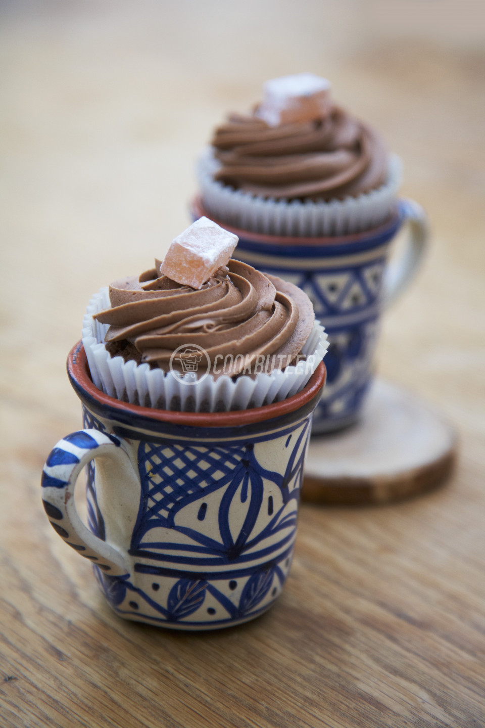 Chocolate cupcakes with Turkish Delight | preview