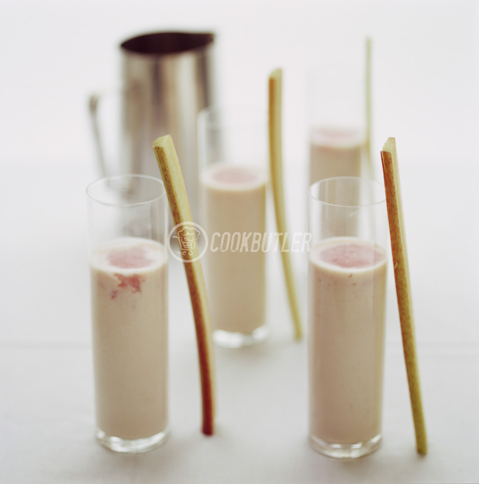Rhubarb and almond lassis | preview