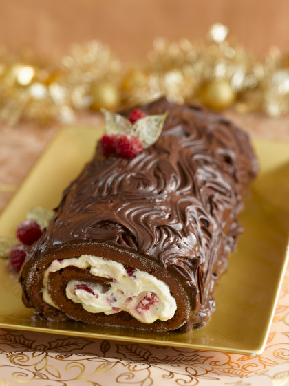 Yule Log (Christmas cake) (gluten-free)