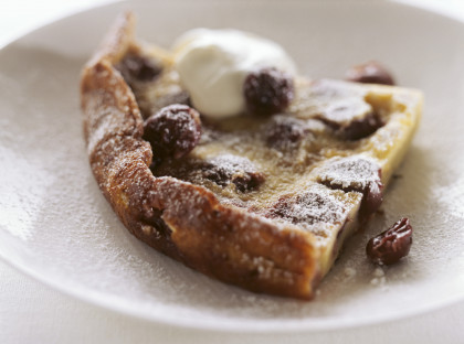 Clafouti with cherries