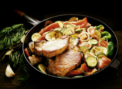 Paleo Cutlets with Ratatouille