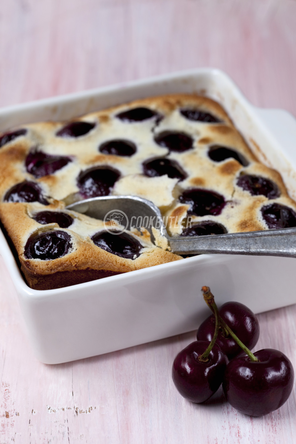 Sugar free Cherry clafouti | preview