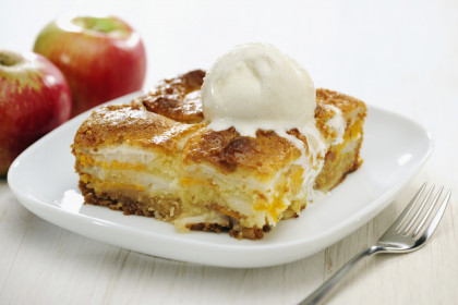Gluten-free Carolina Cobbler, Delicious Souffle of Layers of Apples